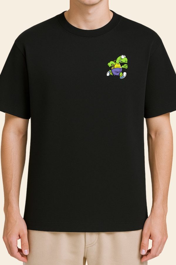 Pola Pola Checking Hoi Ase T-shirt - Model - Front