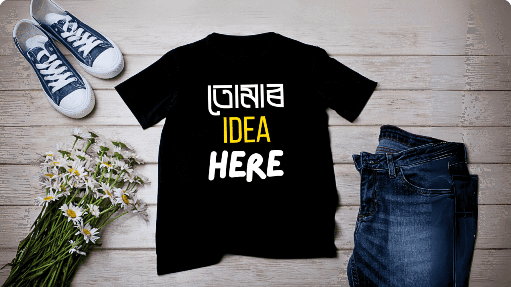 Custom t-shirt design in Assam
