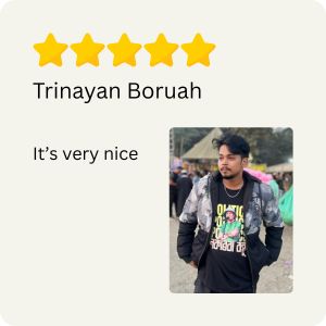 Trinayan Baruah testimonial