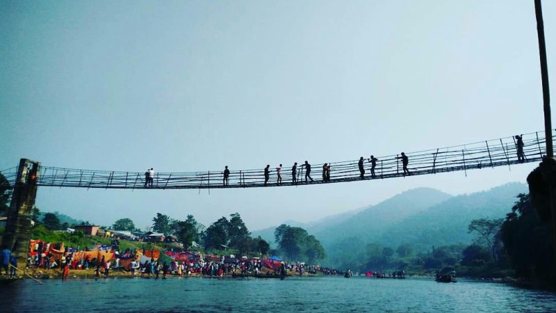 Kulsi River (Ukiam) picnic spot in Assam