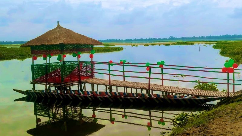 Picnic spot in Laokhowa Wildlife Sanctuary